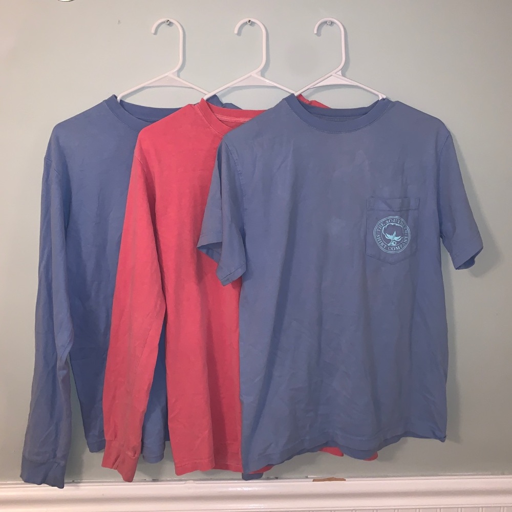 3 southern shirts (2 ls and one ss)